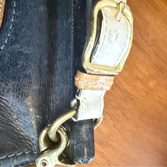 Vintage Coach 70th Anniversary Nautical Leather Crossbody Bag - Picture 12 of 16